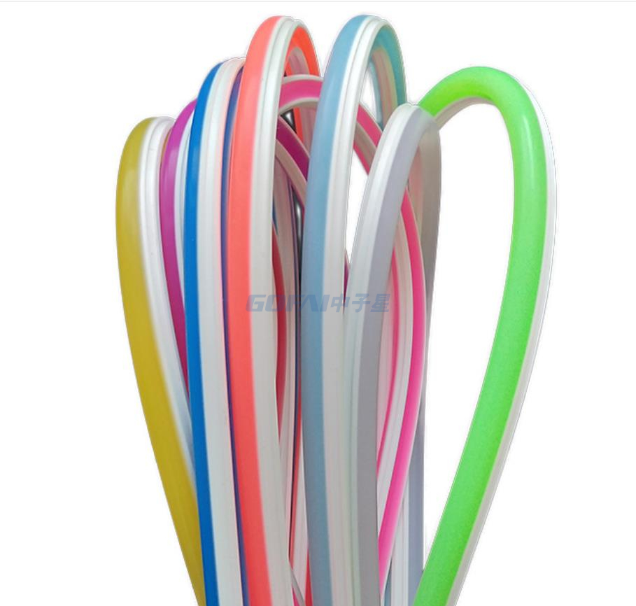 장식적인 다채로운 Led 네온 라이트 실리콘 가이드 스트립